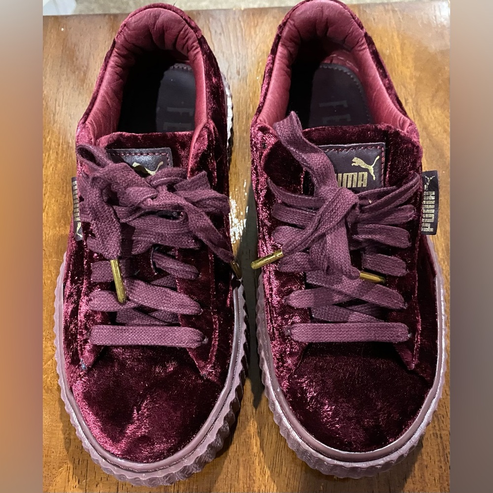 2016 Fenty x Women's Velvet Creeper 'Burgundy Size 6
